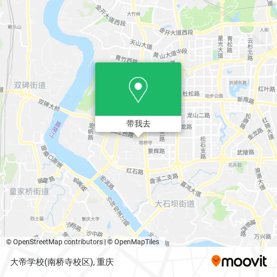 大帝学校(南桥寺校区)地图