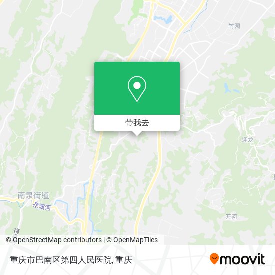 重庆市巴南区第四人民医院地图