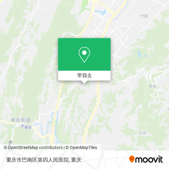 重庆市巴南区第四人民医院地图