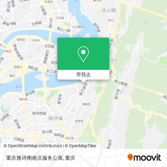 重庆雅诗阁南滨服务公寓地图