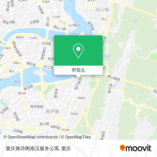 重庆雅诗阁南滨服务公寓地图