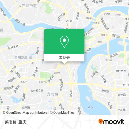 菜袁路地图