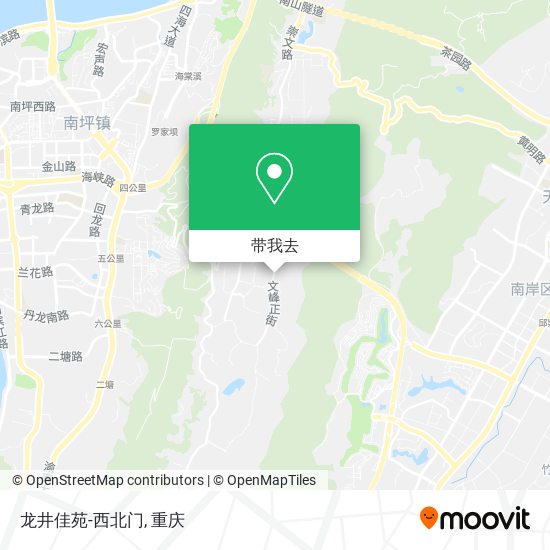 龙井佳苑-西北门地图