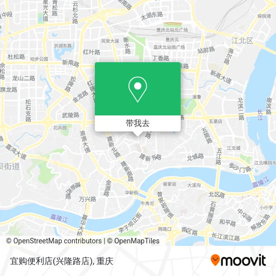 宜购便利店(兴隆路店)地图
