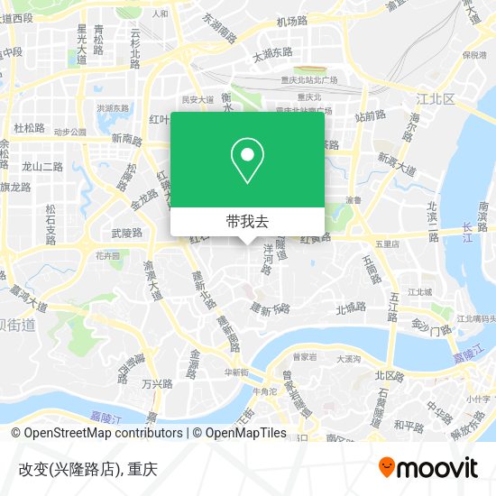 改变(兴隆路店)地图