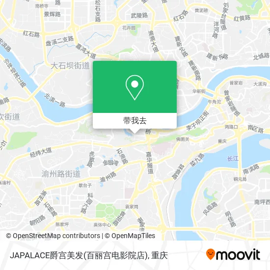 JAPALACE爵宫美发(百丽宫电影院店)地图