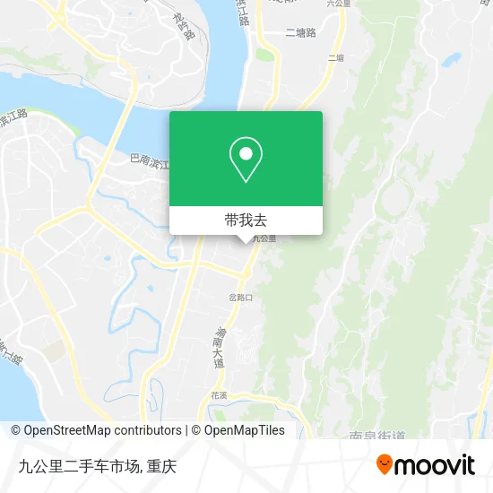九公里二手车市场地图