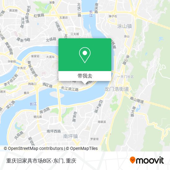 重庆旧家具市场B区-东门地图
