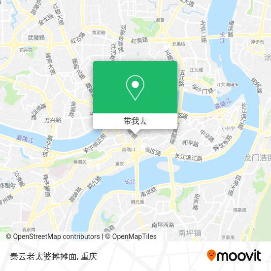 秦云老太婆摊摊面地图