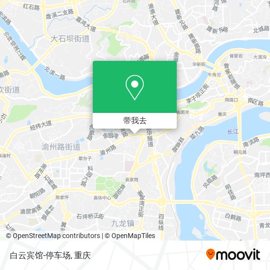 白云宾馆-停车场地图