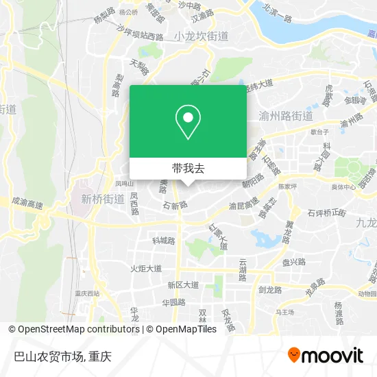 巴山农贸市场地图