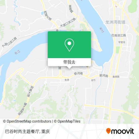 巴谷时尚主题餐厅地图