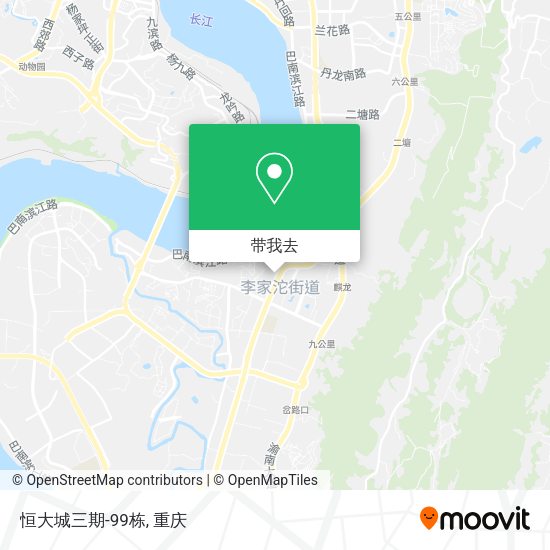 恒大城三期-99栋地图