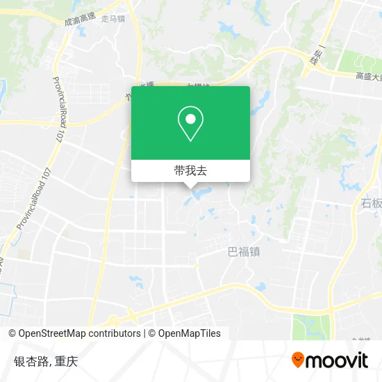 银杏路地图