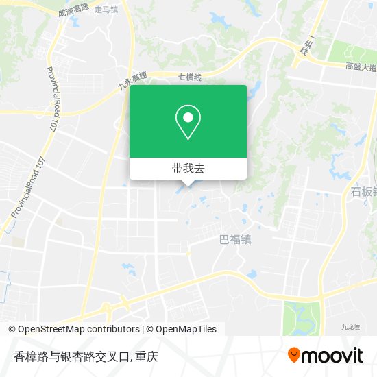 香樟路与银杏路交叉口地图