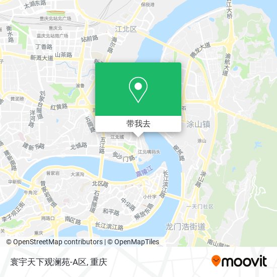 寰宇天下观澜苑-A区地图