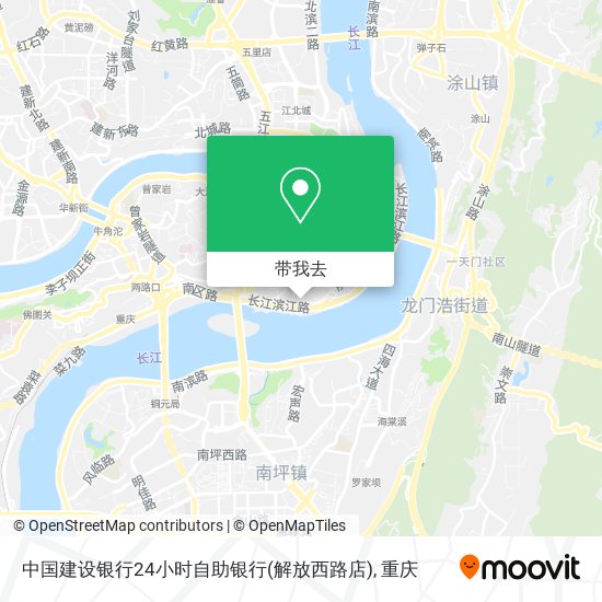 中国建设银行24小时自助银行(解放西路店)地图