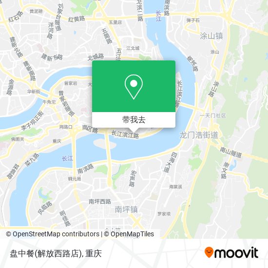 盘中餐(解放西路店)地图