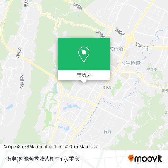 街电(鲁能领秀城营销中心)地图