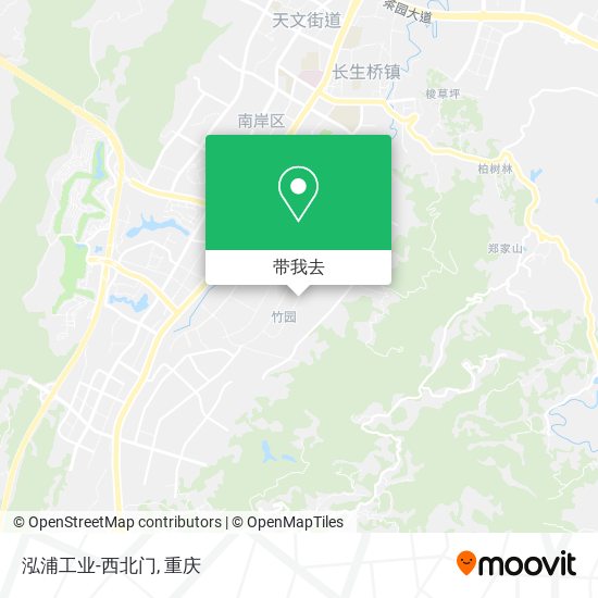 泓浦工业-西北门地图
