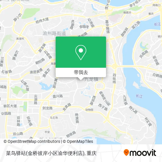 菜鸟驿站(金桥彼岸小区渝华便利店)地图