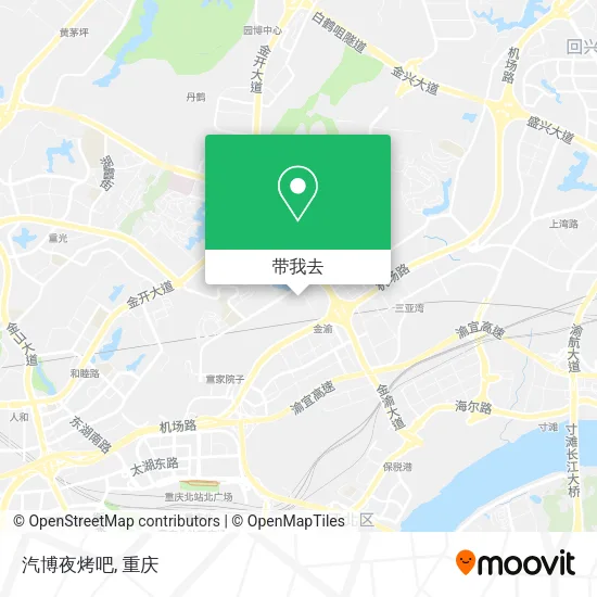 汽博夜烤吧地图