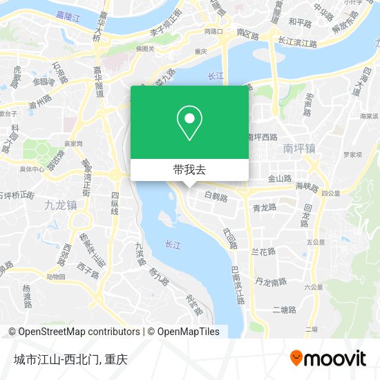 城市江山-西北门地图