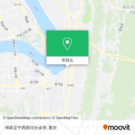 傅家定中西医结合诊所地图