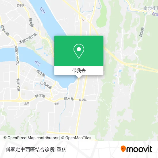 傅家定中西医结合诊所地图