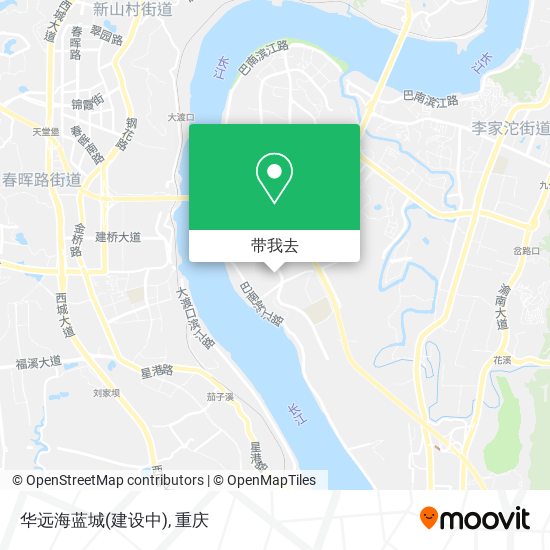 华远海蓝城(建设中)地图