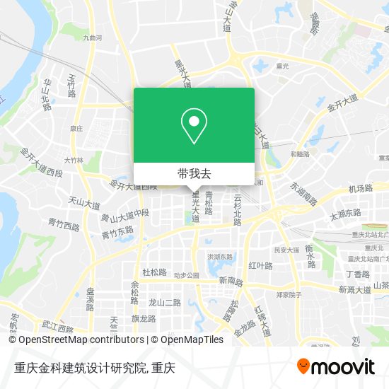 重庆金科建筑设计研究院地图