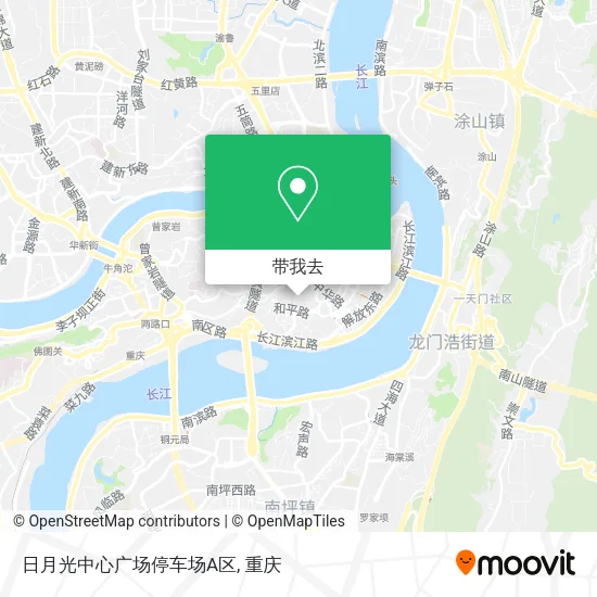 日月光中心广场停车场A区地图