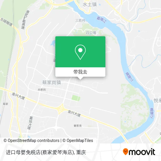 进口母婴免税店(蔡家爱琴海店)地图