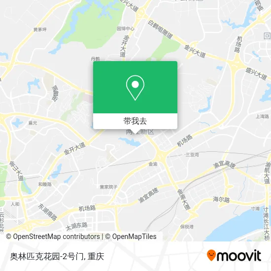 奥林匹克花园-2号门地图