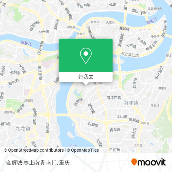 金辉城·春上南滨-南门地图