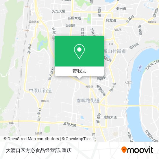 大渡口区方必食品经营部地图