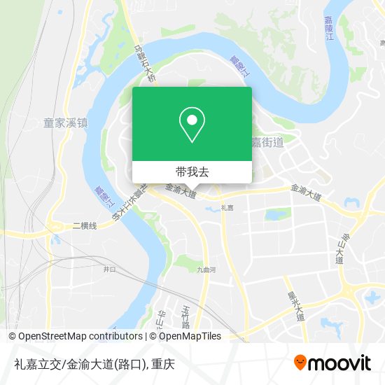 礼嘉立交/金渝大道(路口)地图