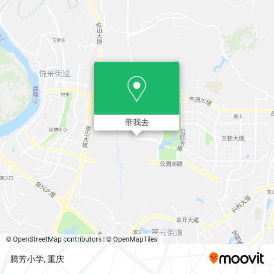 腾芳小学地图
