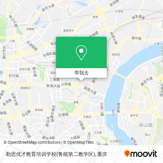 勤思优才教育培训学校(鲁能第二教学区)地图