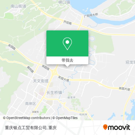 重庆银点工贸有限公司地图