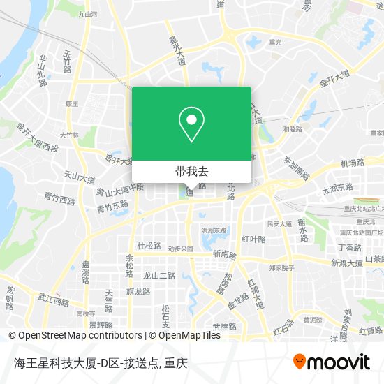 海王星科技大厦-D区-接送点地图