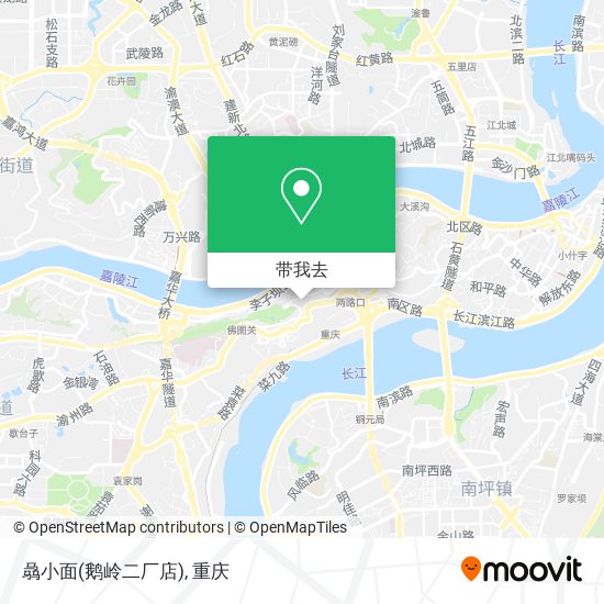 骉小面(鹅岭二厂店)地图