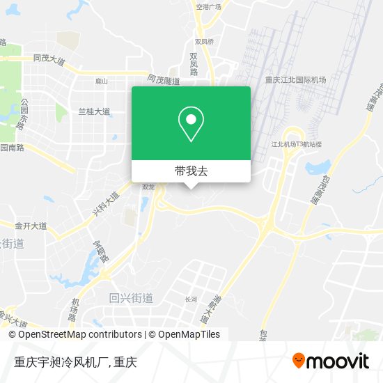 重庆宇昶冷风机厂地图