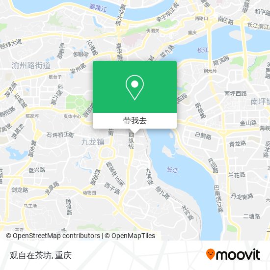观自在茶坊地图
