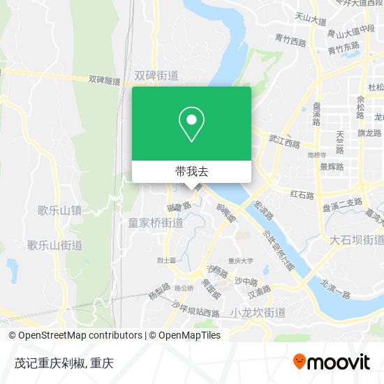 茂记重庆剁椒地图