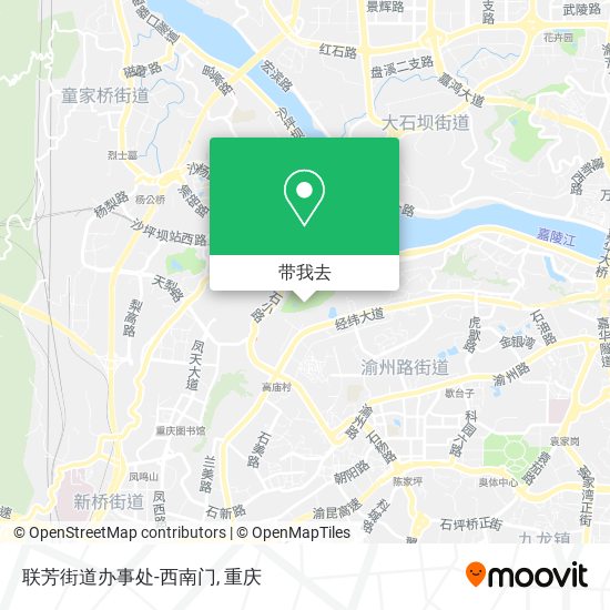 联芳街道办事处-西南门地图