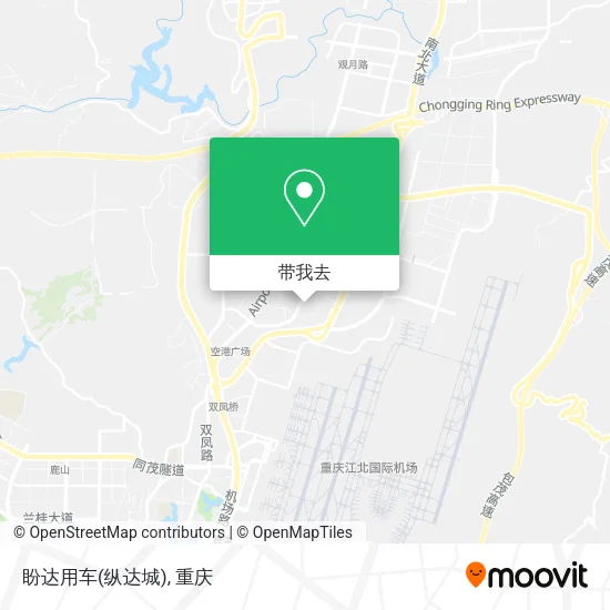 盼达用车(纵达城)地图