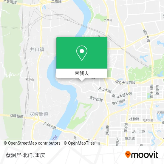 薇澜岸-北门地图