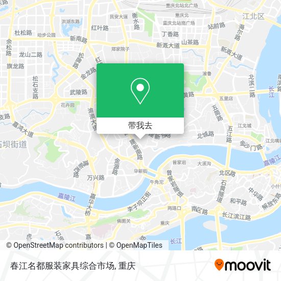 春江名都服装家具综合市场地图
