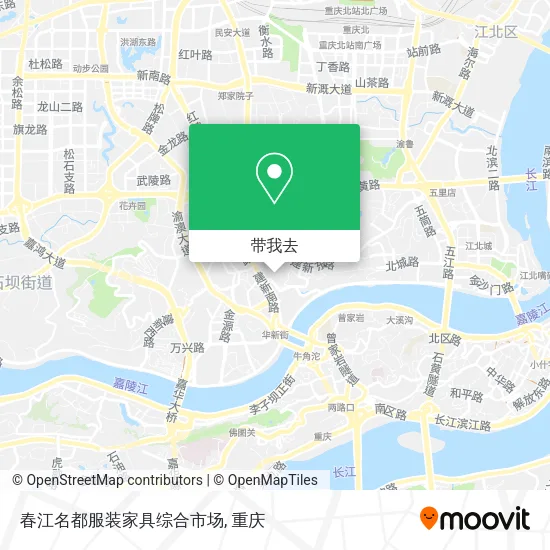 春江名都服装家具综合市场地图